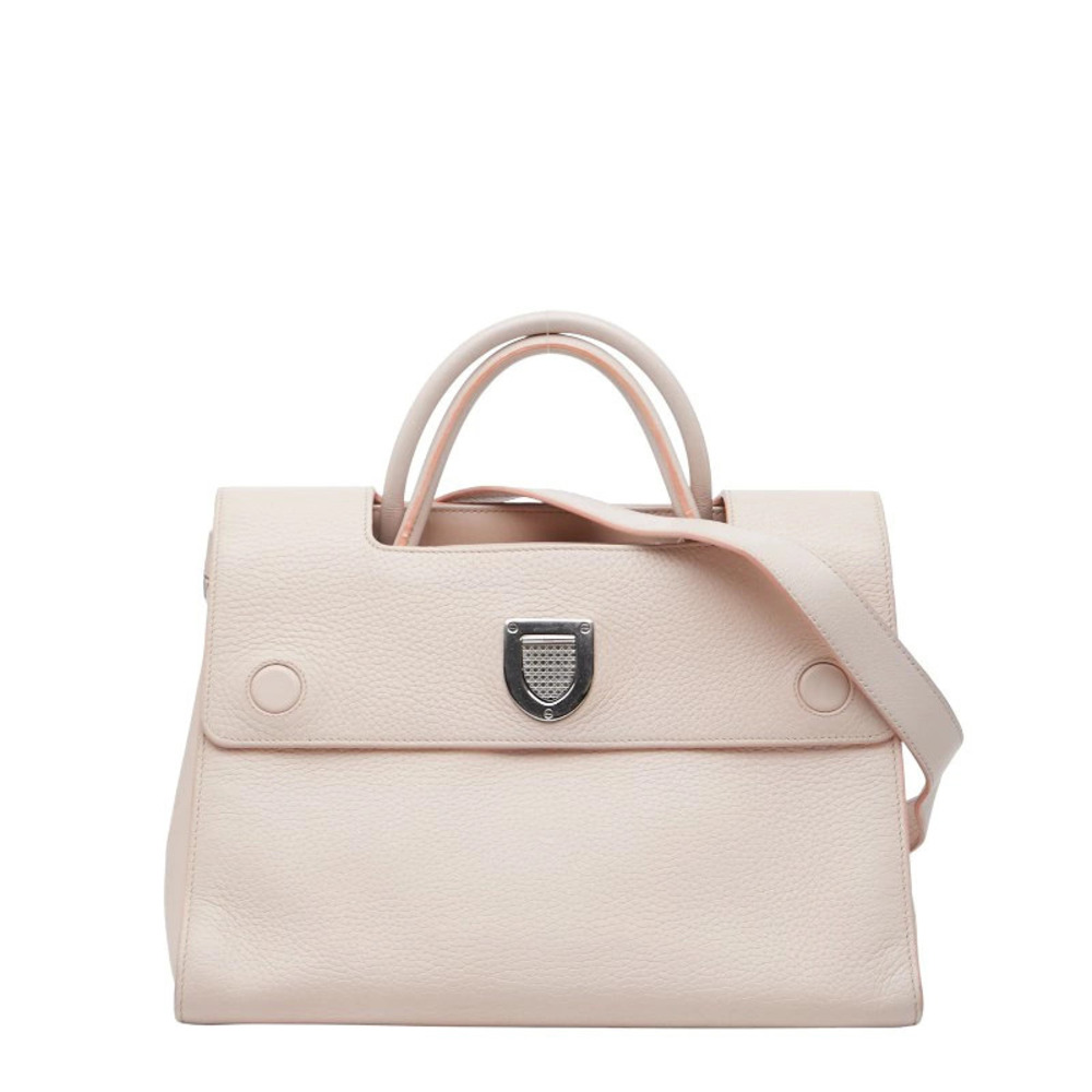Dior Ever Handbag Shoulder Bag Pink Leather